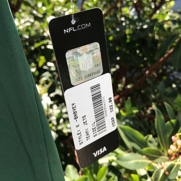 Boys Athletic JETS NFL T Size L  14-16 NWT - Picture 3 of 8